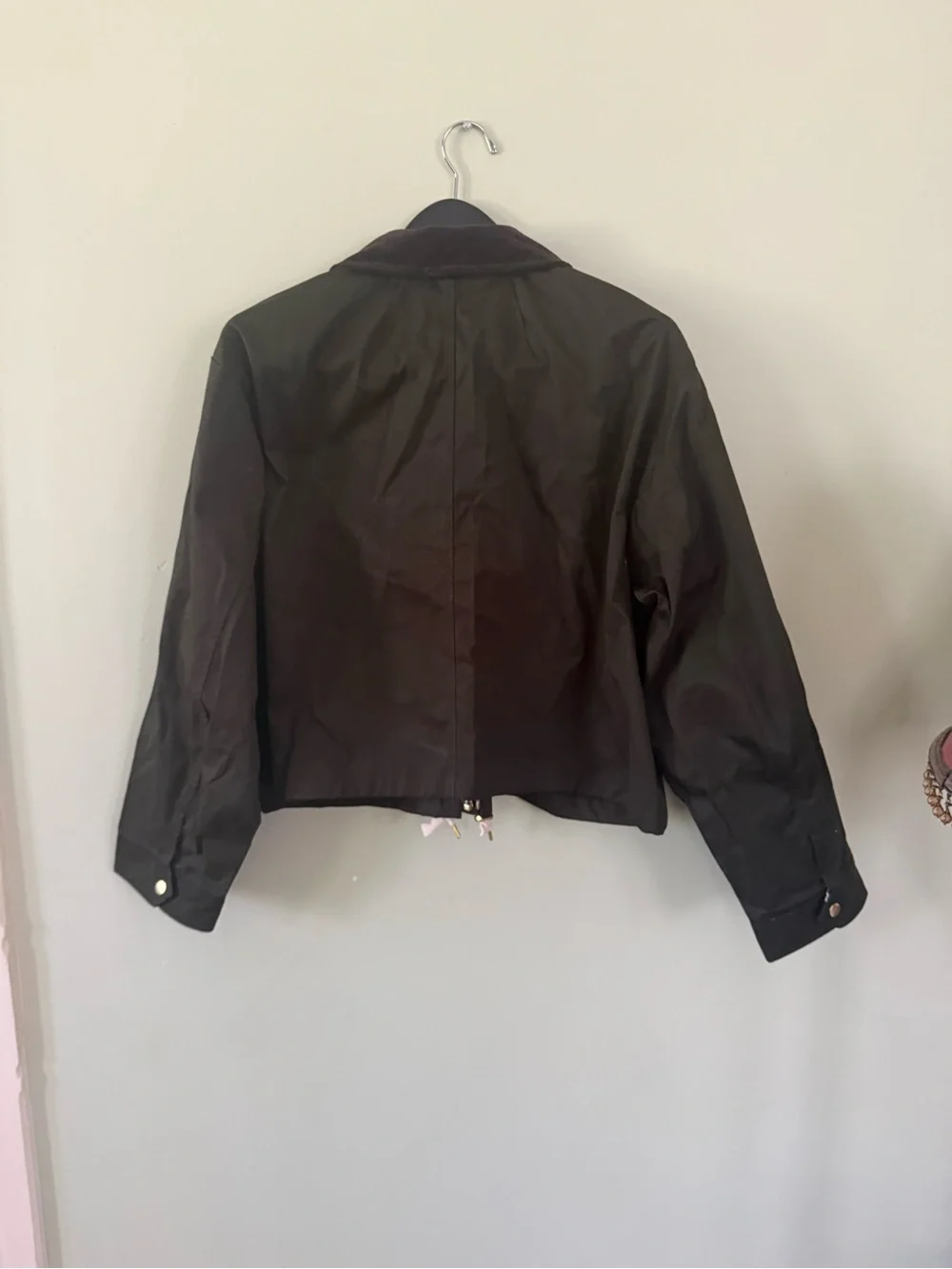 J. Crew Dark Brown Utility Snap-Front Jacket